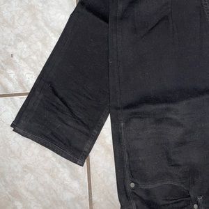 Black Slim Tapered Jeans